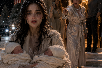 My Husband and His Mother Threw Me and Our Newborn Twins Into the Snow at Midnight — They Thought I Was a Quiet Freelance Designer with No Family, No Money, No Power, and No Way to Fight Them