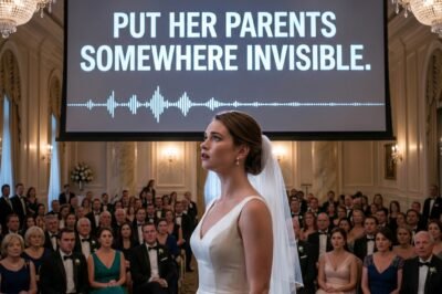 The Two Plastic Chairs Were Hidden Behind a Pillar — Fifteen Minutes Before My Wedding, I Found My Parents Sitting There